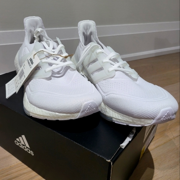 adidas Other - Adidas ultraboost 21 triple white size 12.5 men's, new unworn